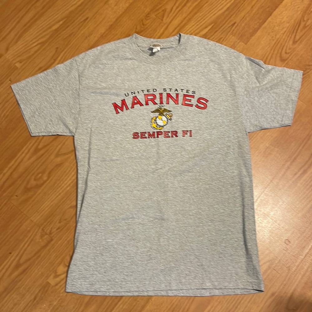 Semper Fi Marines Shirt Mens Sz L